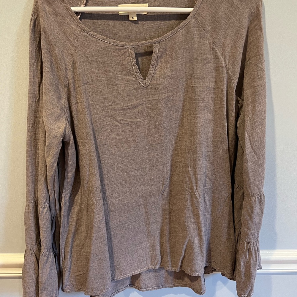 Cloth and stone shirt flare sleeve